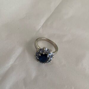 Sapphire and Topaz Ring